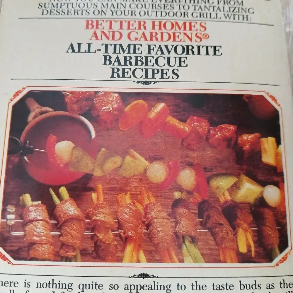 Better Homes and Garden All-Time Favorite Barbecue Recipes Paperback 1980 VTG